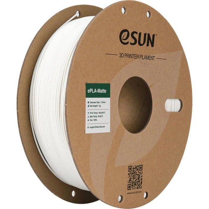 Пластик для 3D-принтера eSUN ePLA-Matte, 1,75мм, 1кг, milky (ePLA-Matte-P175MW1) (UA)