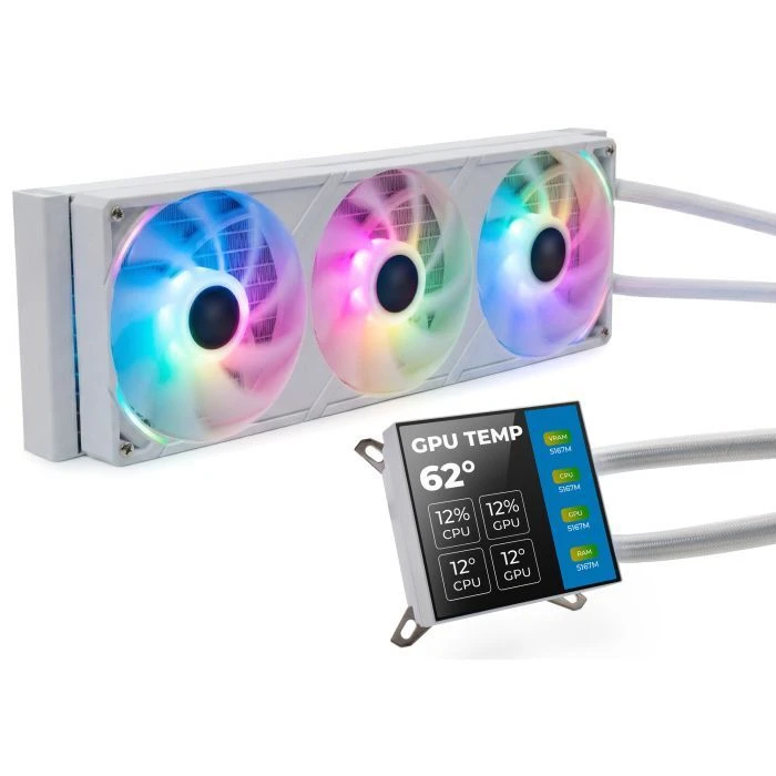 Система рідинного охолодження Vinga Storm White (UA)