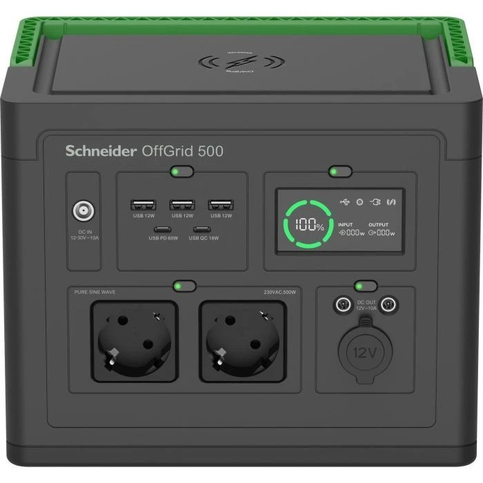 Зарядная станция Schneider Electric 500, 517Wh (PPS500-GR) (UA)
