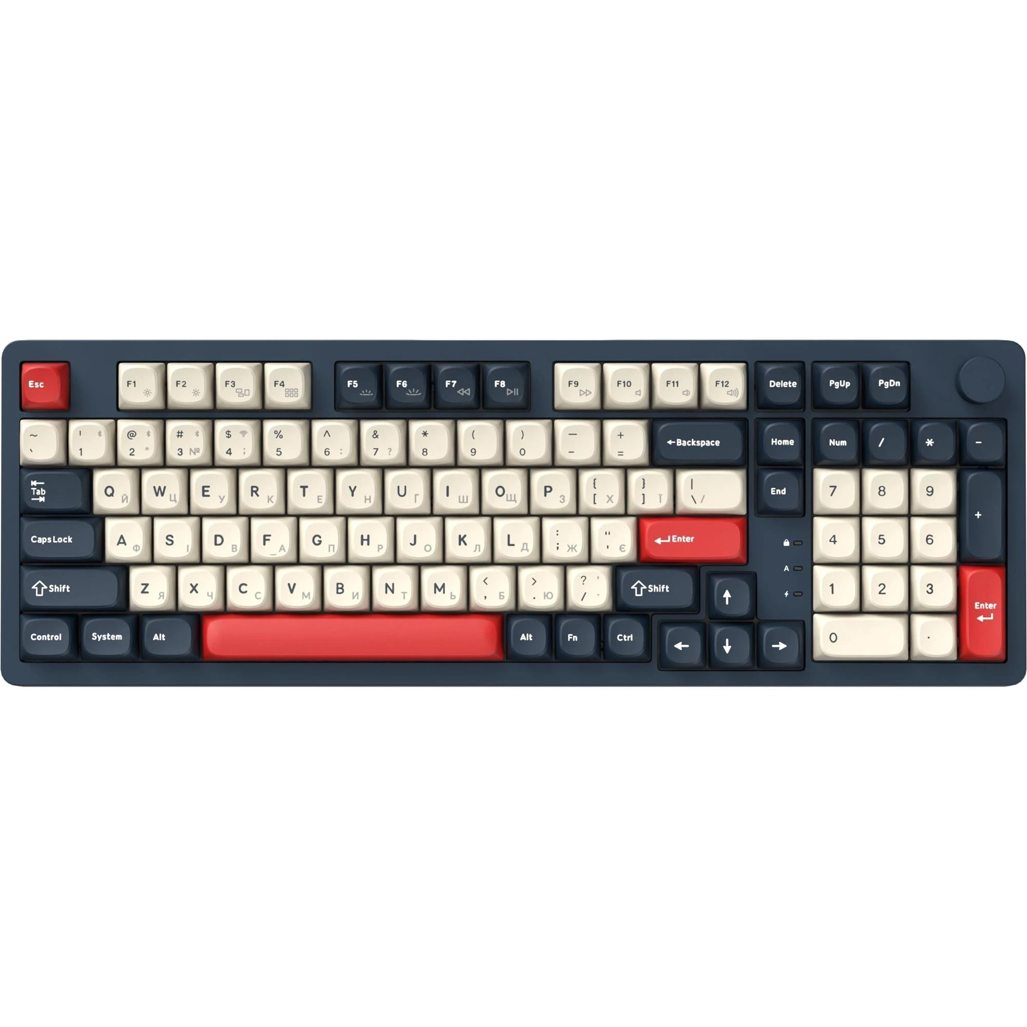 Клавиатура GamePro Asgard Drakkar Keychron Super Red Switch Blue (MK305BL) (UA)