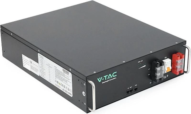 Акумуляторна батарея V-TAC Lithium Battery Rack 51.2V 5.12kWh Black (VT-51201-B) (UA)