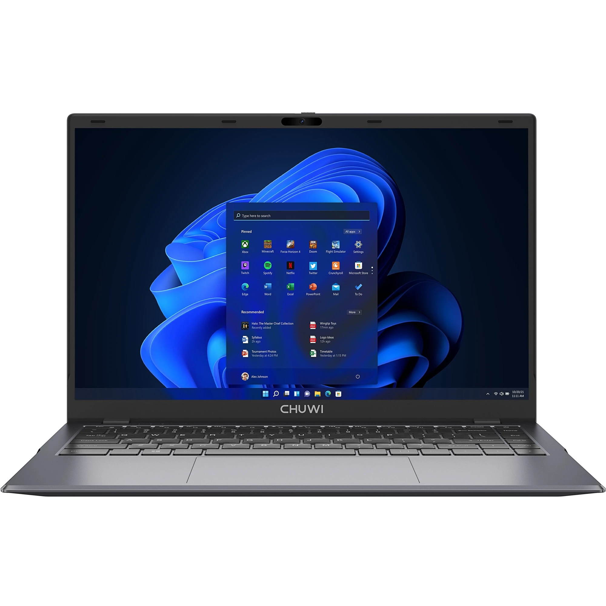 Ноутбук Chuwi GemiBook XPro (N100/16/256GB) Win 11 (CWI574/CW-112970) Gray (UA)