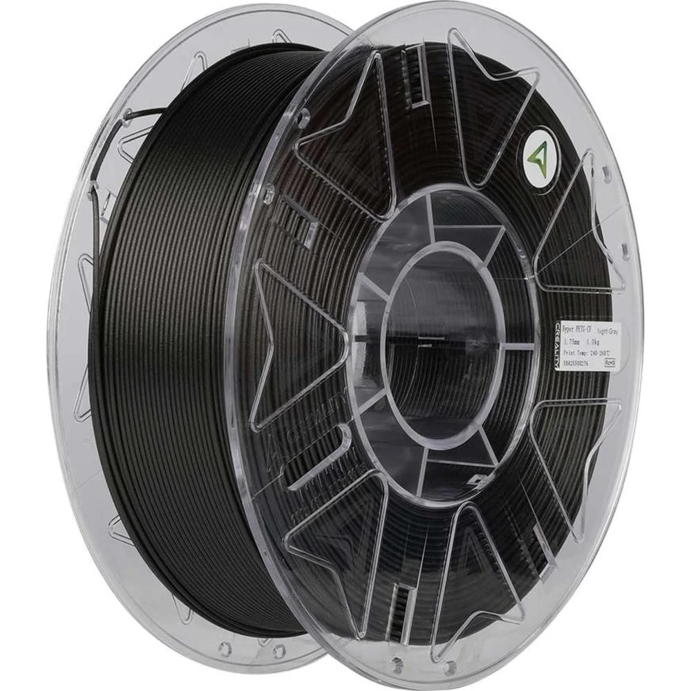 Філамент Creality Hyper PETG-CF 1.75mm, 1кг, Night Gray (3301060037) (UA)