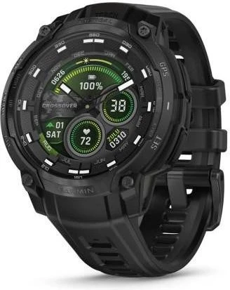Смарт-часы Garmin Instinct Crossover AMOLED Tactical Edition Black (010-03398-02) (UA)