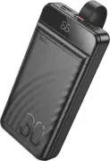 Hoco J123B Element 22.5W + PD20W with LCD and LED-lamp 30000mAh Black