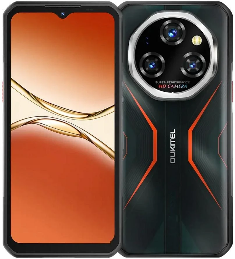 Телефон Oukitel WP55 S 12/512GB Black-Orange