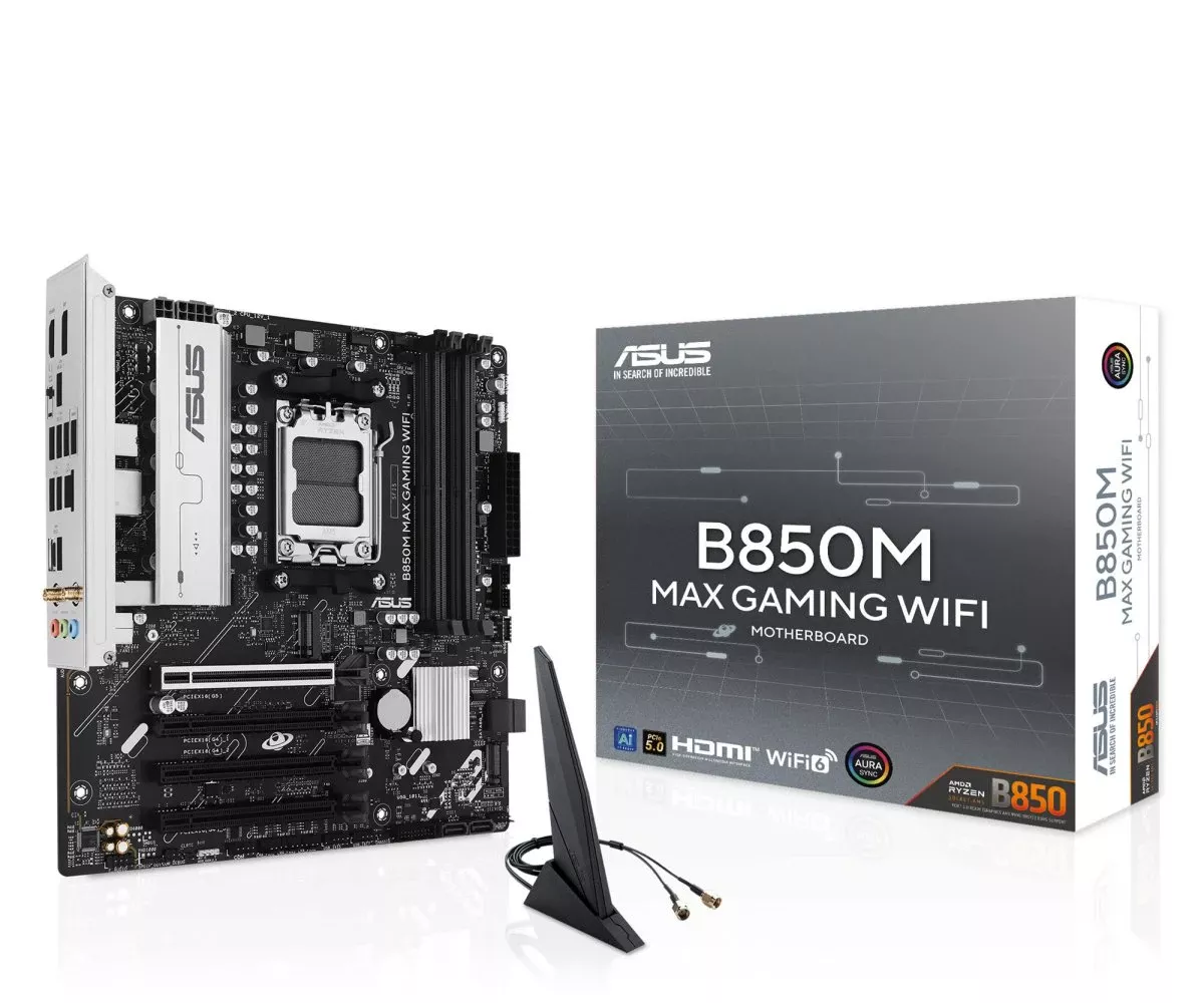 Материнская плата ASUS B850M MAX GAMING WIFI EU