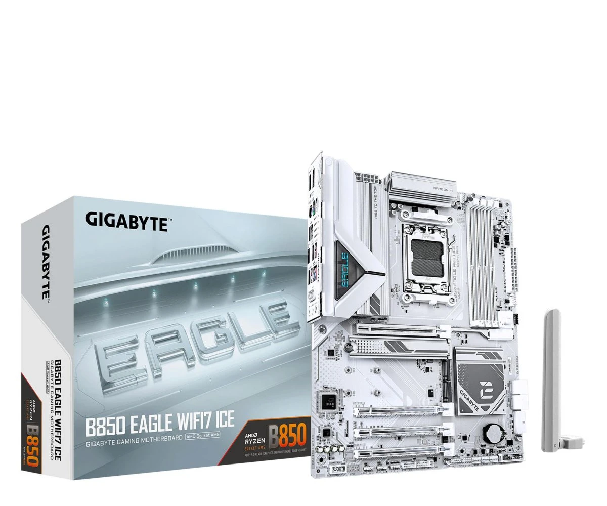 Материнская плата Gigabyte B850 EAGLE WIFI7 ICE (B850 EAGLE WIFI7 ICE) EU