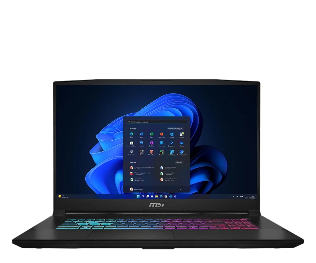 Ноутбук MSI Katana 17 HX i7-14650HX/16GB/1TB/Win11X RTX5070 (Katana 17 HX | B14WGK-036XPL)