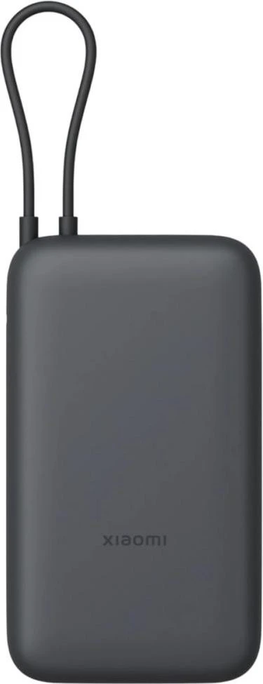 Мобільна батарея Xiaomi 20000mAh 22.5W Integrated Cable Dark Gray (BHR9740GL)