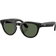 Ray-Ban Meta Headliner Gen 2 Low Bridge Fit Standard Shiny Black Frame/G-15 GreenLenses (RW4013F 601/71 51-23)