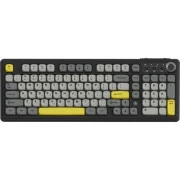 а Ajazz AF98 Plus Wireless/Bluetooth/USB UA Black/Grey/Yellow (AF98-PLUS-BGY) (UA)