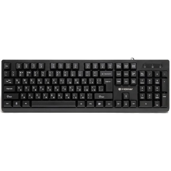 Клавиатура а Holmer K-02OF USB UA Black (K-02OF) (UA)