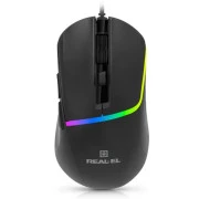 а REAL-EL RM-530 USB Black (EL123200053) (UA)