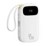 Baseus EnerFill FC31 Qpow 3 20000mAh 45W PD/3.0 QC/4.0 White (E0028D01) (UA)