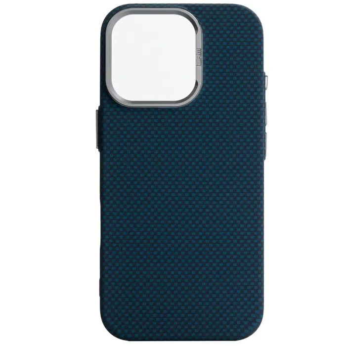 Чехол для мобильного телефона Armorstandart LikeCarbon2 MagCase Apple iPhone 16 Pro Kevlar Dark Blue (ARM88594) (UA)