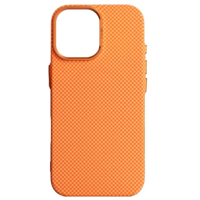 Чохол для мобільного телефона Armorstandart LikeCarbon2 MagCase Apple iPhone 16 Pro Kevlar Orange (ARM88596) (UA)