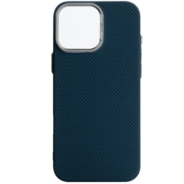 Чехол для мобильного телефона Armorstandart LikeCarbon2 MagCase Apple iPhone 16 Pro Max Kevlar Dark Blue (ARM88593) (UA)