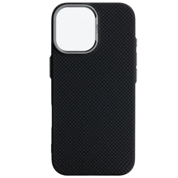 Чохол для мобільного телефону Armorstandart LikeCarbon2 MagCase Apple iPhone 17 Kevlar Black (ARM88379) (UA)