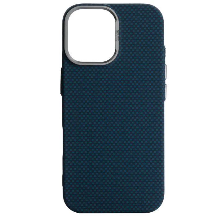 Чохол для мобільного телефону Armorstandart LikeCarbon2 MagCase Apple iPhone 17 Kevlar Dark Blue (ARM88613) (UA)