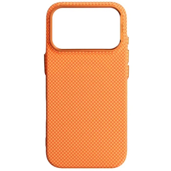 Чехол для мобильного телефона Armorstandart LikeCarbon2 MagCase Apple iPhone 17 Pro Kevlar Orange (ARM88556) (UA)