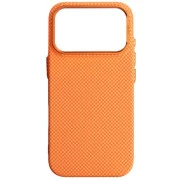 Чохол для мобільного телефону Armorstandart LikeCarbon2 MagCase Apple iPhone 17 Pro Kevlar Orange (ARM88556) (UA)
