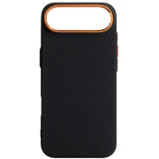 Чохол для мобільного телефону Armorstandart LikeCarbon2 SE MagCase Apple iPhone 17 Air Kevlar Black Orange (ARM89166) (UA)
