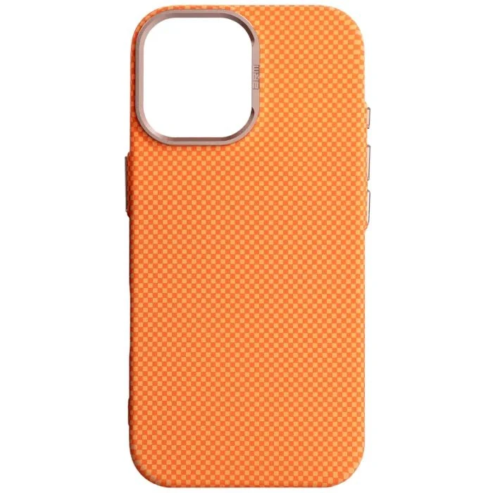 Чохол для мобільного телефону Armorstandart LikeCarbon2 SE MagCase Apple iPhone 17 Kevlar Orange Rose Gold (ARM89167) (UA)