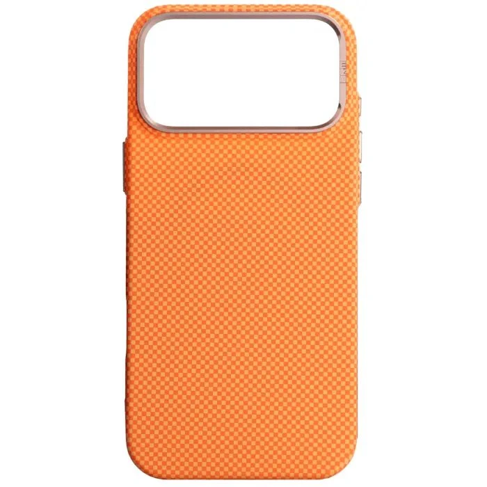 Чехол для мобильного телефона Armorstandart LikeCarbon2 SE MagCase Apple iPhone 17 Pro Max Kevlar Orange Rose Gold (ARM89169) (UA)