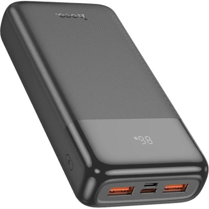 Мобільна батарея HOCO 20000mAh, PD/20W, 22.5W, Black (J121A / 42069) (UA)