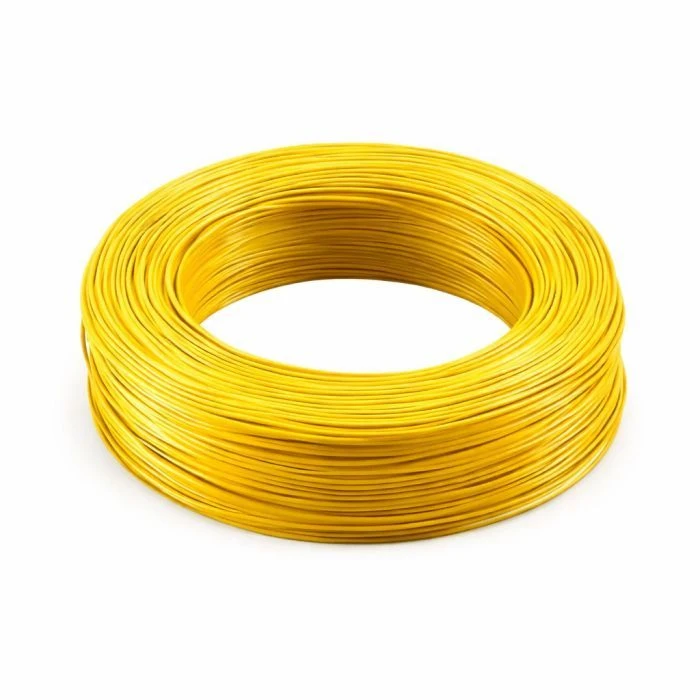 Кабель силовой MYSUN гнучкий, мідний, бухта 610м YELLOW (24AWG-YL) (UA)