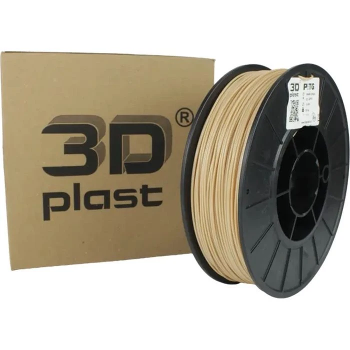 Пластик для 3D-принтера 3Dplast PETG 1.75мм, 0.85кг, beige (3DPTG17508BZH) (UA)