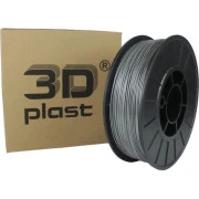 Пластик для 3D-принтера 3Dplast PETG 1.75мм, 0.85кг, gray metallic (3DPTG17508GMT) (UA)