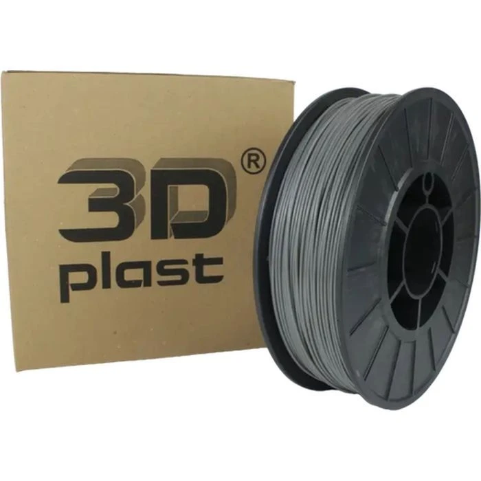 Пластик для 3D-принтера 3Dplast PLA 1.75мм, 0.85кг, gray (3DPLA17508GRE) (UA)