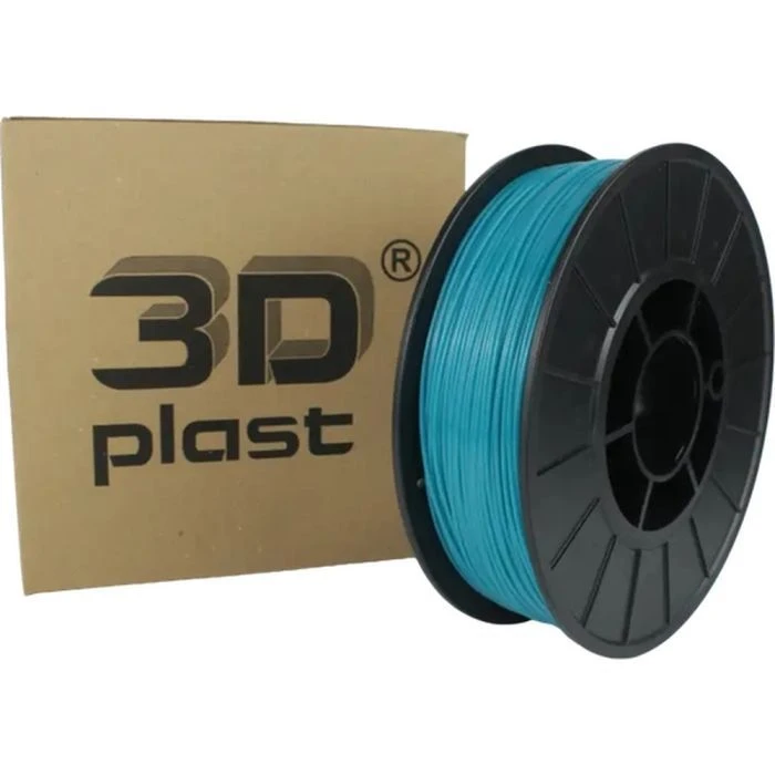 Пластик для 3D-принтера 3Dplast PLA 1.75мм, 0.85кг, turquoise (3DPLA17508BRZ) (UA)