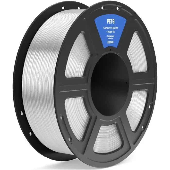 Пластик для 3D-принтера ELEGOO PETG 1кг, 1.75мм, transparent (50.203.0394) (UA)