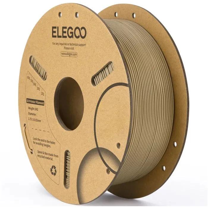 Пластик для 3D-принтера ELEGOO PLA 1кг, 1.75мм, wood (50.203.0362) (UA)