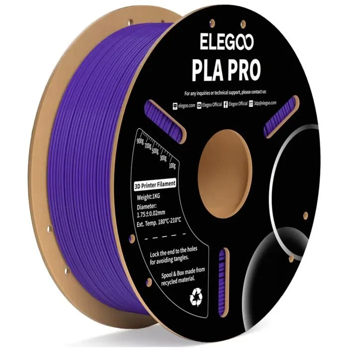 Пластик для 3D-принтера ELEGOO PLA PRO 1кг, 1.75мм, purple (50.203.0196) (UA)