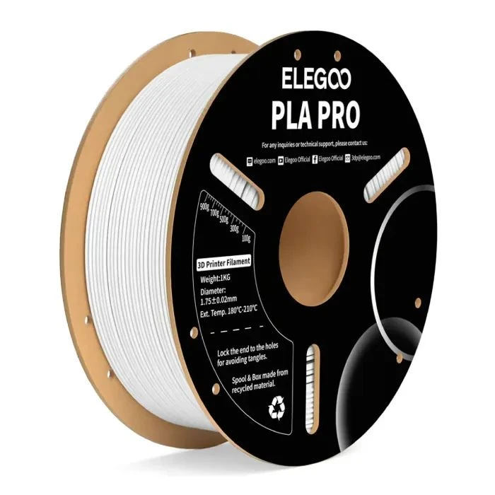 Пластик для 3D-принтера ELEGOO PLA PRO 1кг, 1.75мм, white (50.203.0189) (UA)