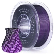 Пластик для 3D-принтера ELEGOO PLA Silk 1кг, 1.75мм, black purple (50.203.0466) (UA)