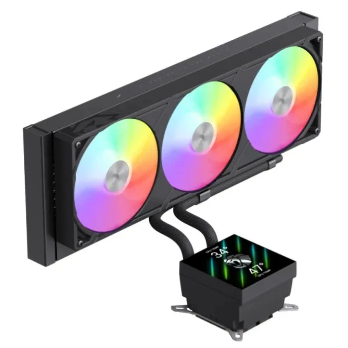 Система жидкостного охлаждения Gamemax GLACIER 360 LCD BK (UA)