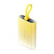 VENTION 10000mAh 22,5W PD, USB-A, USB-C In/Out, Lightning In/Out, LED display, Yellow (FHZY0) (UA)