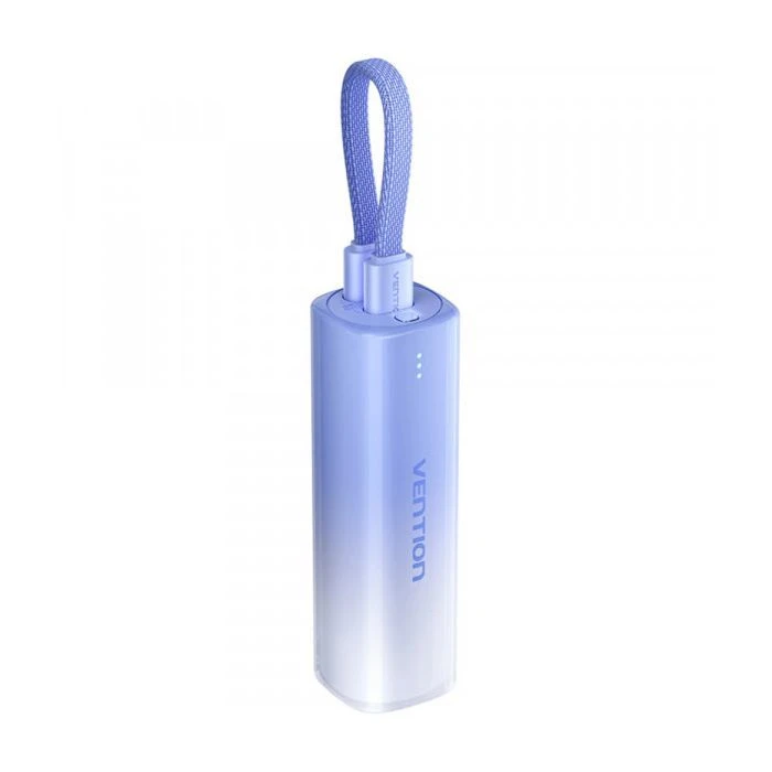 Мобильная батарея VENTION 5000mAh 20W PD, USB-C In/Out, Lightning In/Out, with cable, Gradient Blue (FHWL0) (UA)