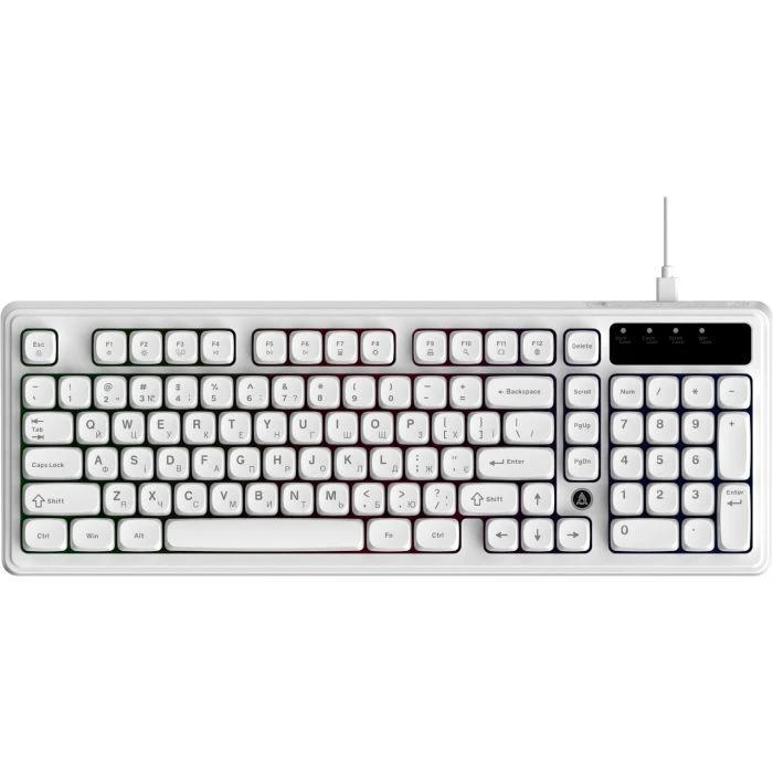 Клавіатура а Ajazz AF98 USB UA White (AF98-W) (UA)