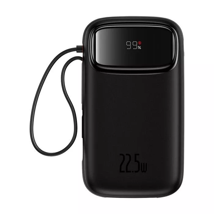 Мобильная батарея Baseus Qpow2 20000mAh 22.5W PD, QC/3.0, Black (P10055002113-00) (UA)