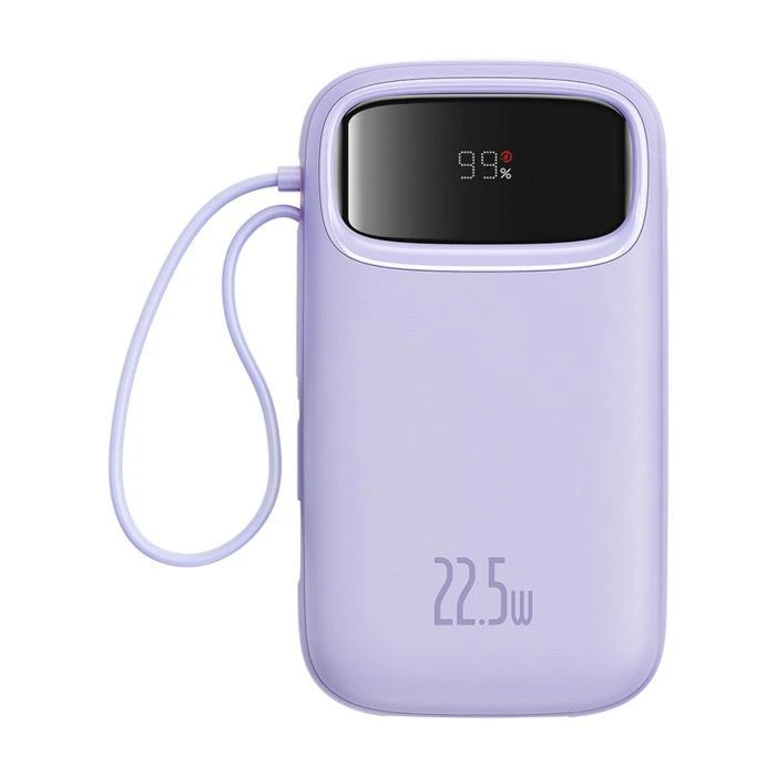 Мобильная батарея Baseus Qpow2 20000mAh 22.5W PD, QC/3.0, Purple (P10055002513-00) (UA)