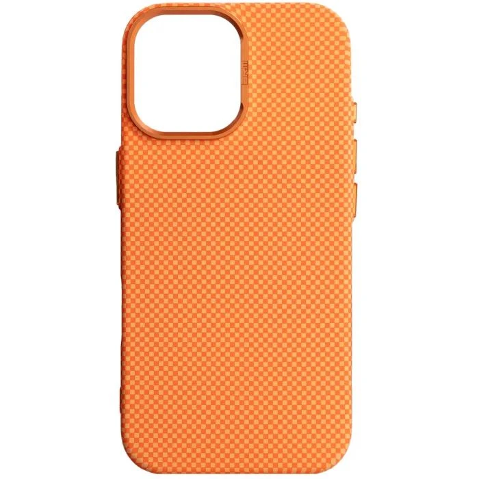 Чохол для мобільного телефону Armorstandart LikeCarbon2 MagCase Apple iPhone 17 Kevlar Orange (ARM88614) (UA)