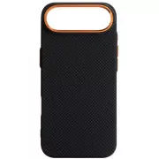 Чехол для мобильного телефона Armorstandart LikeCarbon2 SE MagCase Apple iPhone 17 Air Kevlar Black Orange (ARM89166) (UA)
