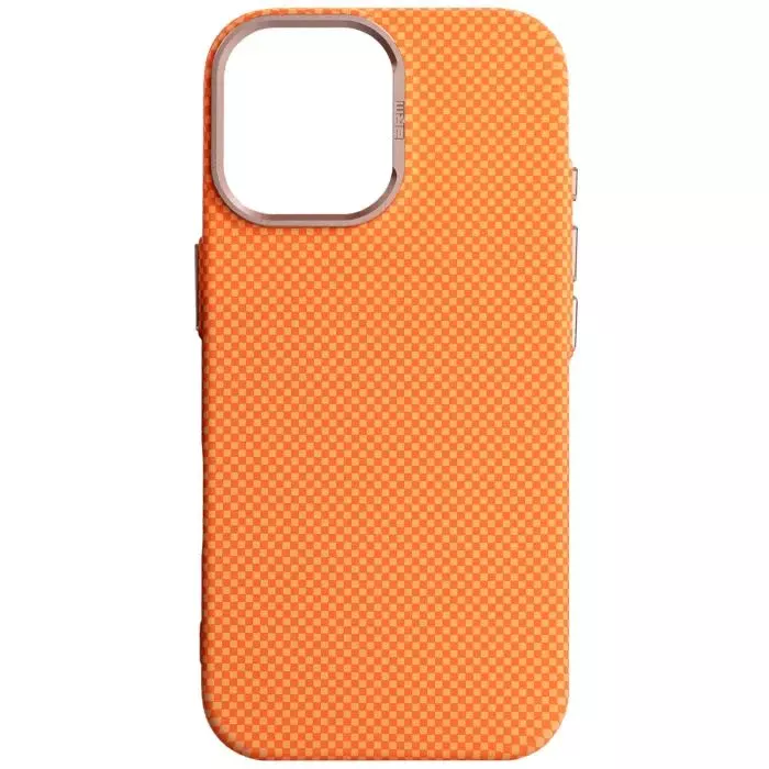 Чохол для мобільного телефону Armorstandart LikeCarbon2 SE MagCase Apple iPhone 17 Kevlar Orange Rose Gold (ARM89167) (UA)