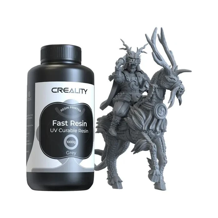 Фотополимерная смола Creality Resin, LCD Fast, 1кг, gray (3302180005) (UA)